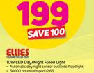 Ellies 10W LED Day/Night Floodlight-Each