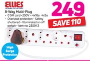 Ellies 8 Way Multi Plug