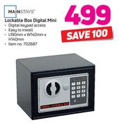 Mainstays Lockable Box Digital Mini