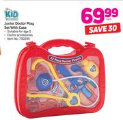 Kid Connection Junior Doctor Play Set With Case