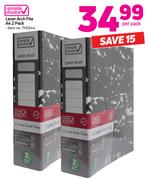 Simple Choice Lever Arch File A4 2 Pack-Per Pack