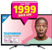 Telefunken 28" HD LED TV TLEDD-28HDA 