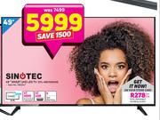 Sinotec 49" Smart UHD LED TV STL-49G7000UM