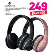 Volkano Phonic Bluetooth Headphone VK-2002-BK-Each