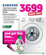 Samsung 7kg Front Loader Washing Machine White WW70J42631W F With Free Ariel Liquid 750ml