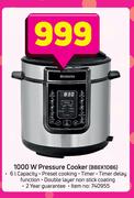 Brabantia 1000 W 6Ltr Capacity Pressure Cooker BBEK1086