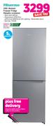 Hisense 299Ltr Bottom Freezer Fridge Metallic H299BME
