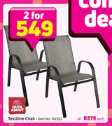Out & About Textiline Chair-Each