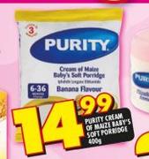 Purity Cream Of Maize Baby's Soft Porridge-400g