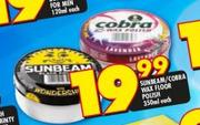 Sunbeam/Cobra Wax Floor Polish-350ml Each