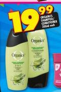 Organics Shampoo/Conditioner-200ml Each