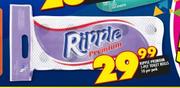 Ripple Premium 1 Ply Toilet Rolls-10's Per Pack
