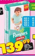 Pampers Pants For Boys & Girls Size 4-52's Per Pants