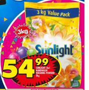 Sunlight 2 In 1 Handwash Washing Powder-3Kg