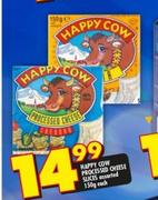 Happy Cow Processed Cheese Slices Assorted-150g Each