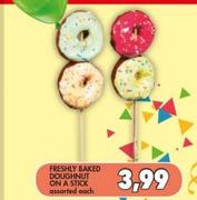 Freshly Baked Doughnut On A Stick Assorted-Each