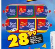 Enterprise Garlic/French Polony Assorted-750g/1Kg Each