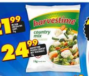 Harvestime Frozen Country Mix Vegetables-1Kg