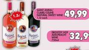 Saint Anna/Claire/Celine Natural Sweet Wine-1.5Ltr Each
