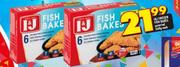 I&J Frozen Fish Bakes Assorted-300g Each