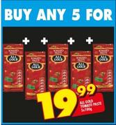 All Gold Tomato Paste-5 x 100g