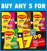 Maggi 2 Minute Noodles Assorted-5 x 73g