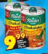 Rhodes Chakalaka Assorted-410g Each