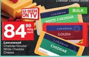 Lancewood Cheddar/Gouda/White Cheddar Cheese-900g Each