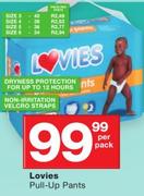 Lovies Pull Up Pants Size 6-Per Pant