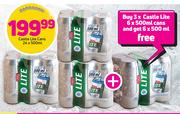 Castle Lite Cans-24 x 500ml 