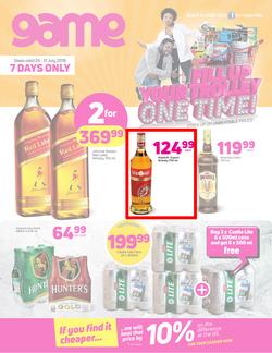 Game Liquor : Fill Up Your Trolley One Time (25 July - 31 July 2018), page 1
