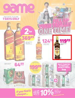 Game Liquor : Fill Up Your Trolley One Time (25 July - 31 July 2018), page 1
