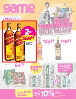 Game Liquor : Fill Up Your Trolley One Time (25 July - 31 July 2018), page 1