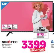 Sinotec 40" FHD LED TV STL-40F1A11A