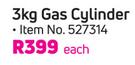 Cadac 3kg Gas Cylinder-Each