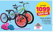 Raleigh 20" Enduro Boys Or Girls Mountain Bike With Free Raleigh Kids Helmet-Each