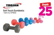 Trojan Soft Touch Dumbbells-Per kg