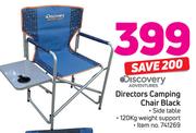 Discovery Adventures Directors Camping Chair Black