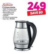 Sunbeam 1.7Ltr Glass Kettle