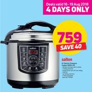Salton 6Ltr Electric Pressure Cooker SEPC-01