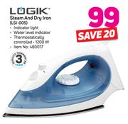 Logik Steam And Dry Iron LSI-005