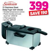 Sunbeam 3Ltr Stainless Steel Deep Fryer SDF-8502B