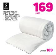 Sheraton Double Hollow Fibre Duvet Inner Double