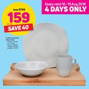 12-Piece Assorted Dinner Sets-Per Set