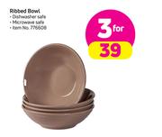 Ribbed Bowl-For 3