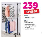 Mainstays 2-Tier Garment Rack