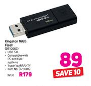 Kingston 32GB Flash DT100G3