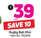 Rugby Ball Mini-Each