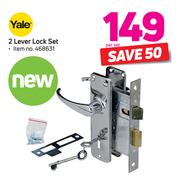Yale 2 Lever Lock Set-Per Set
