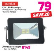 Eurolux 10W LED Floodlight